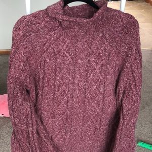 Burgundy sweater